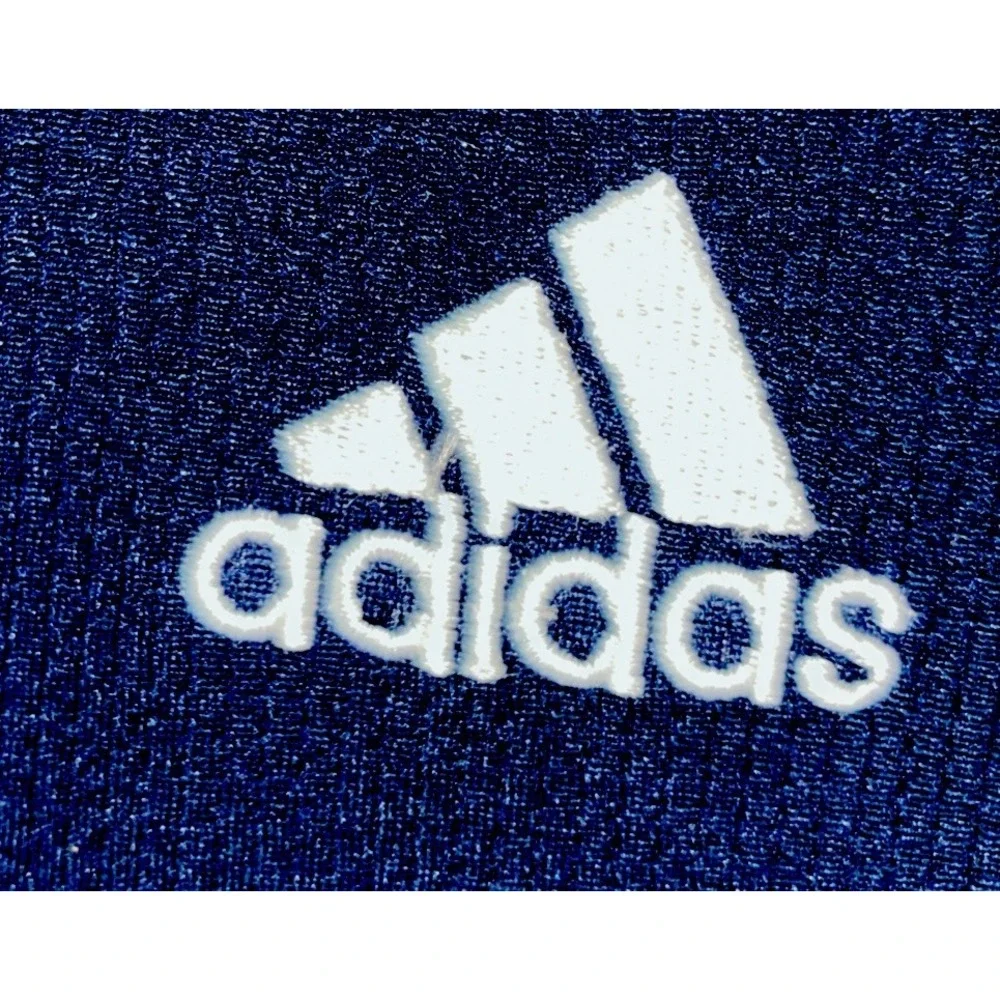 Adidas Notre Dame Mens XXL 2XL Climalite Navy Blue With White Golf Polo‎
